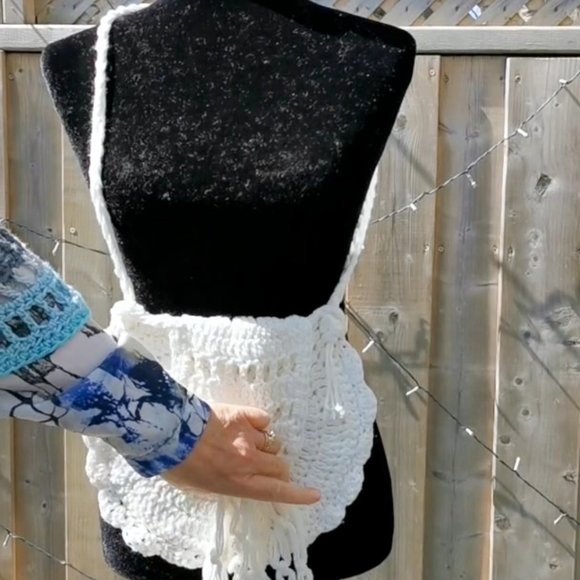 Wedding Bag, Crochet Wedding Purse , Evening Bag by Claudia's Crochet Creations - Picture 13 of 13